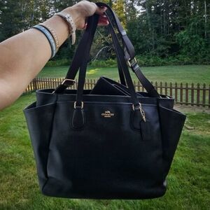 Coach Black Baby/ Diaper Bag
